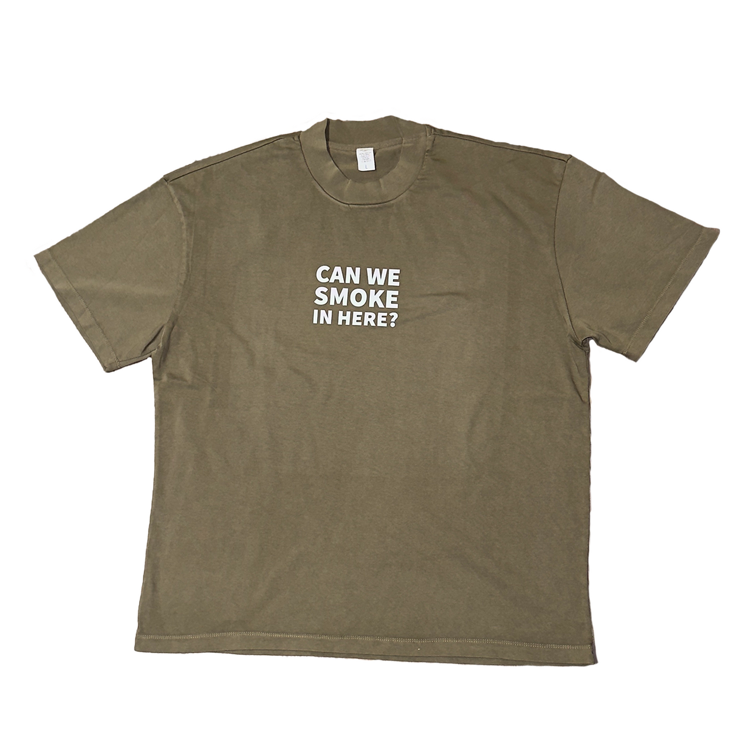 Can We Smoke In Here? Washed Clay Box Tee