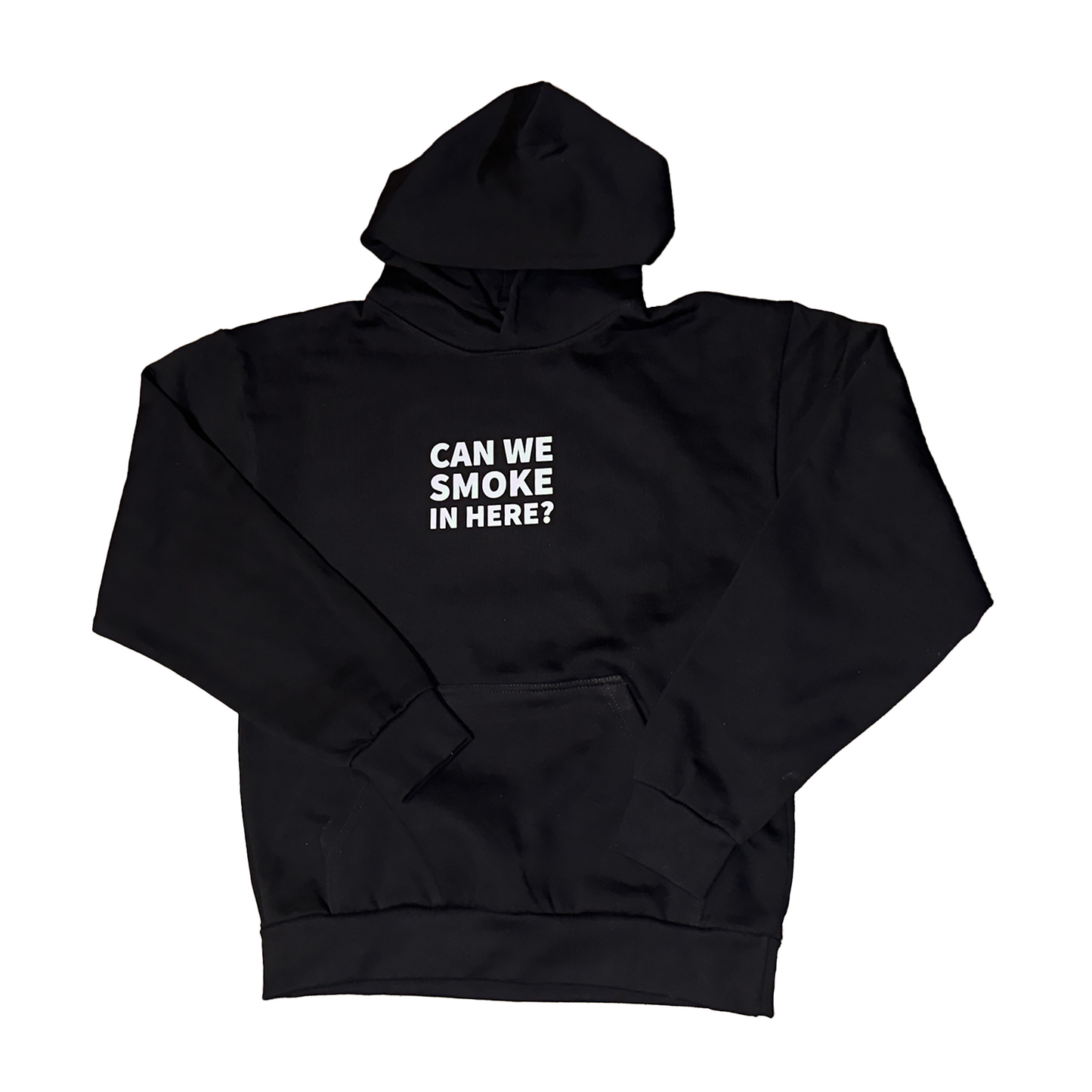 Can We Smoke In Here? Oversized Black Hoody